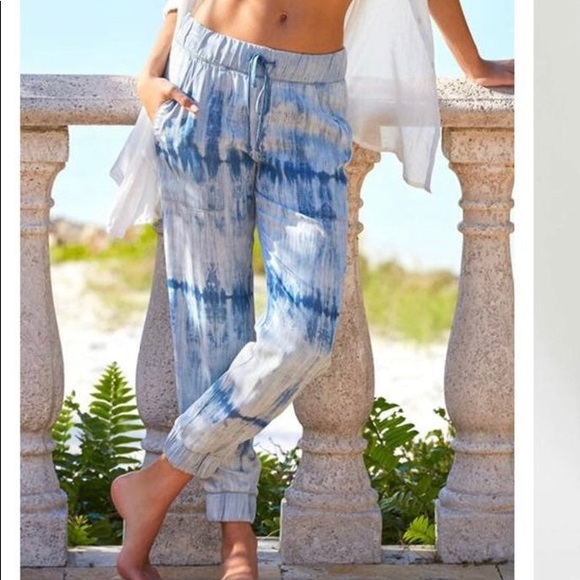 cloth & stone Pants - Anthropologie Cloth & Stone tie dye joggers